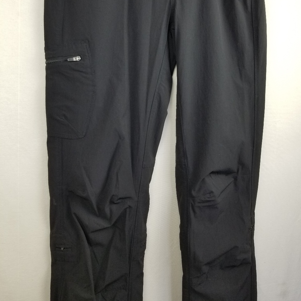 New The North Face Black Outdoor Tab Hem Hiking Activewear Pants Size 4 - Picture 4 of 14